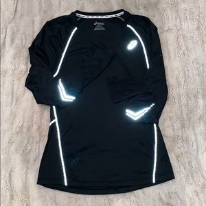 ASICS long sleeve running shirt.